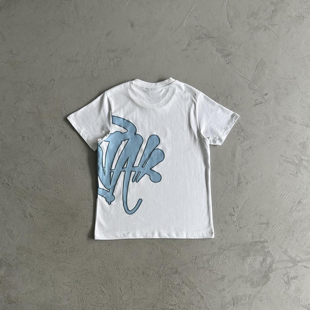 Syn T-Shirt & Short Set - White/Blue