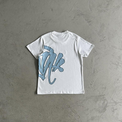 Syn T-Shirt & Short Set - White/Blue