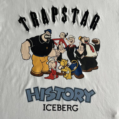 TS Iceberg Popeye Printed T-Shirt - Black/White