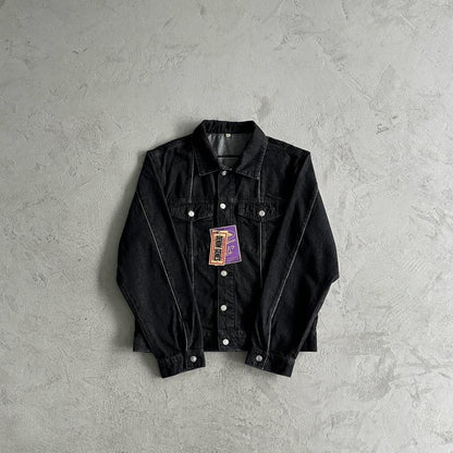Crtez C-Star Denim Jacket - Black