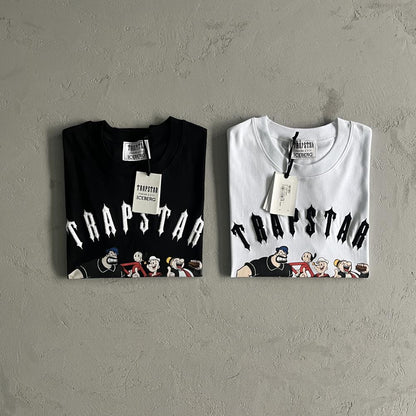 TS Iceberg Popeye Printed T-Shirt - Black/White