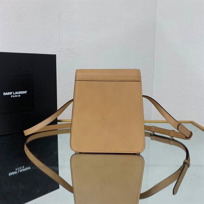 YSL Kaia North/South Satchel - Beige
