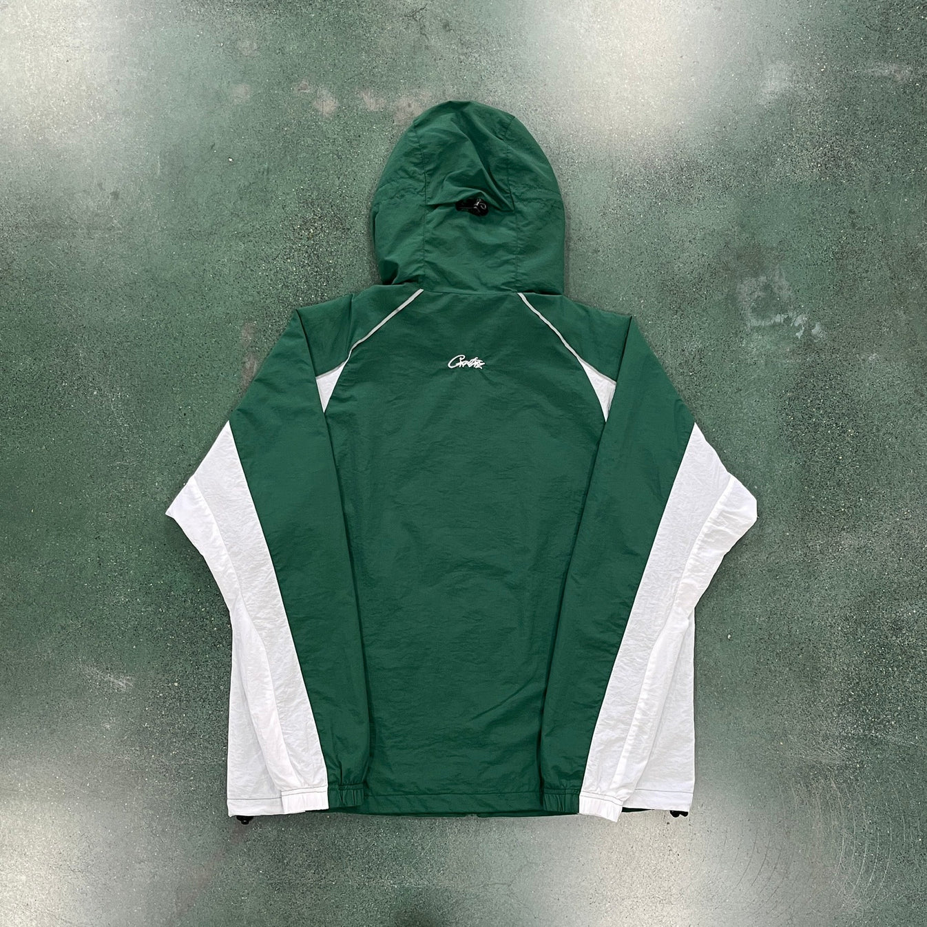 Crtez Alcatraz Windbreaker - Green/White