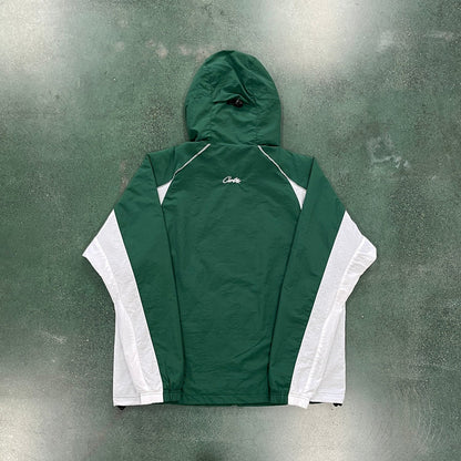 Crtez Alcatraz Windbreaker - Green/White