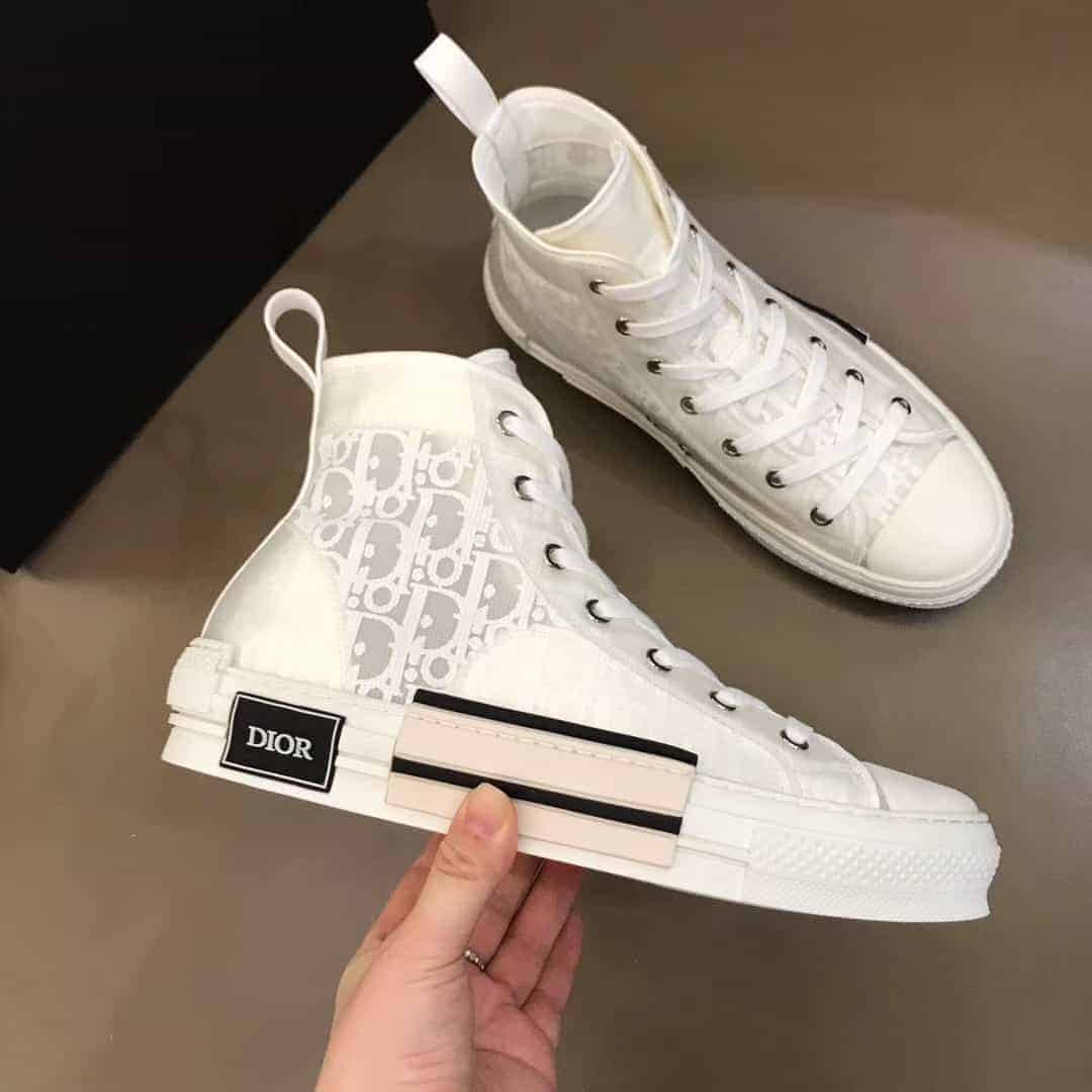 Dior B23 High-Top Shoes - White