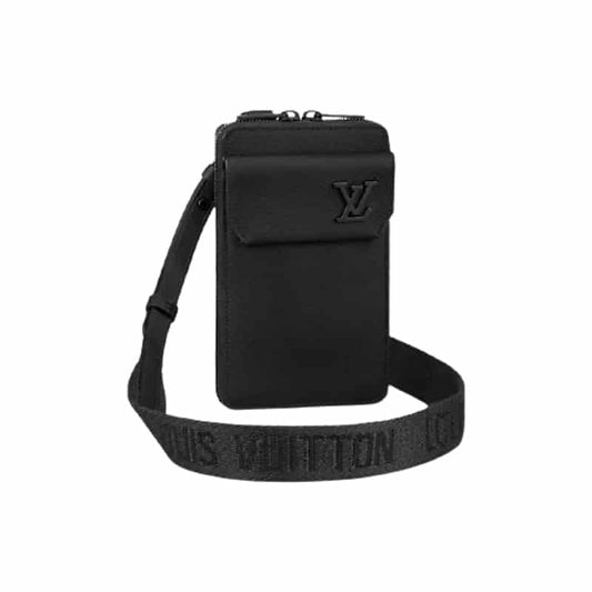 LV Phone Pouch - Black