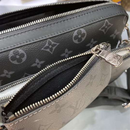LV Trio Messenger Bag - Black/Grey