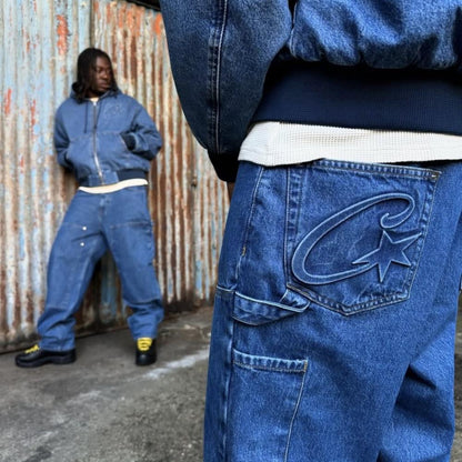 Crtez C-Star Denim Work Jacket - Jean