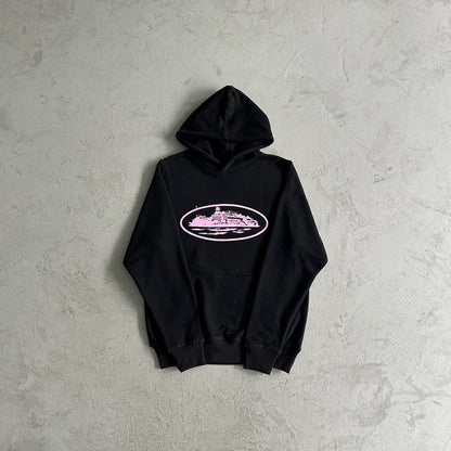 Crtez Alcatraz Logo Hoodie - Pink