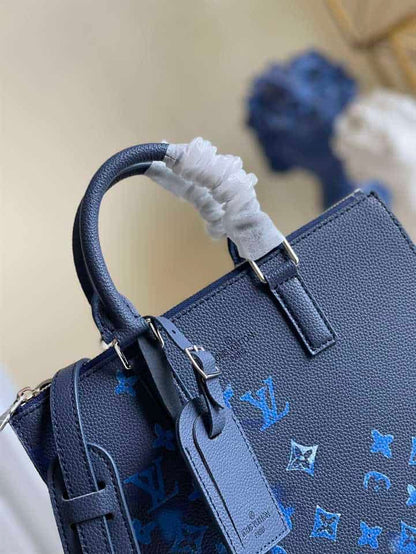 LV Sac Plat Zippe - Blue