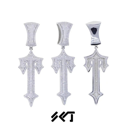 TS Iced Out Necklaces - Silver/Gold