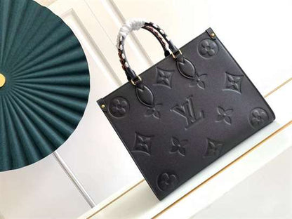 LV On The Go MM Bag - Black