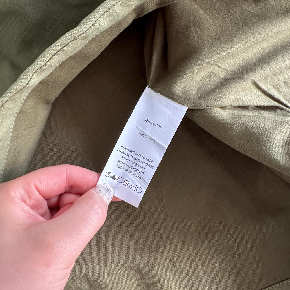 Crtez Slant Pocket Jacket - Military Green