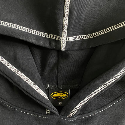 Crtez Alcatraz Hoodie - Black/White