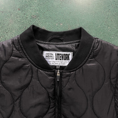 Crtez Guerillaz Lightweight Quilted Vest - Black