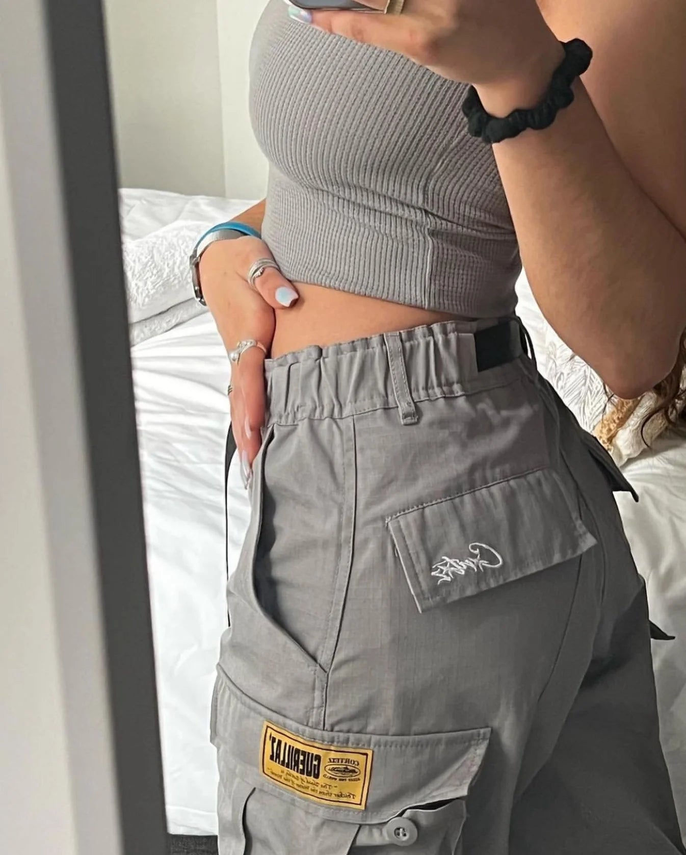 Crtez Island Cargo Pants - Grey