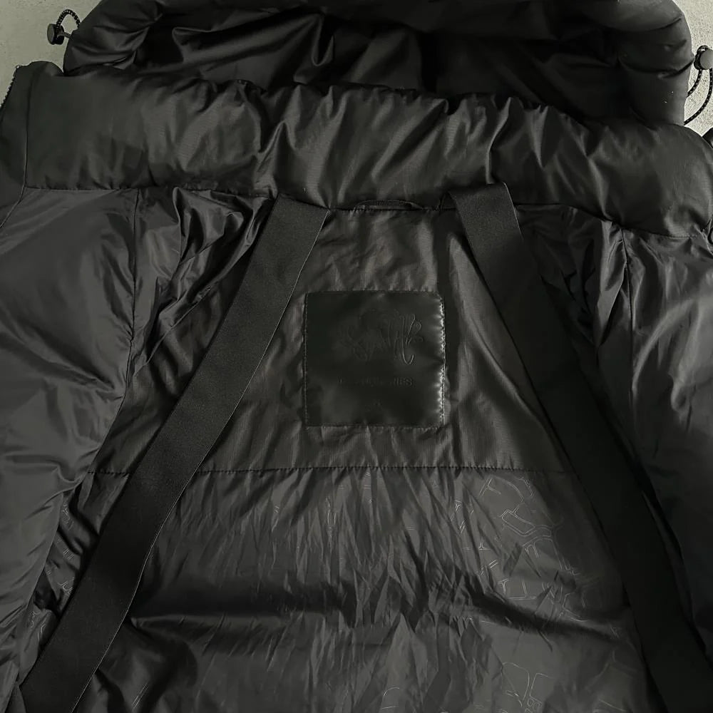 Syn Puffer Coat - Black/Black