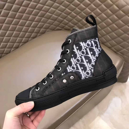 Dior B23 High-Top Shoes - Black