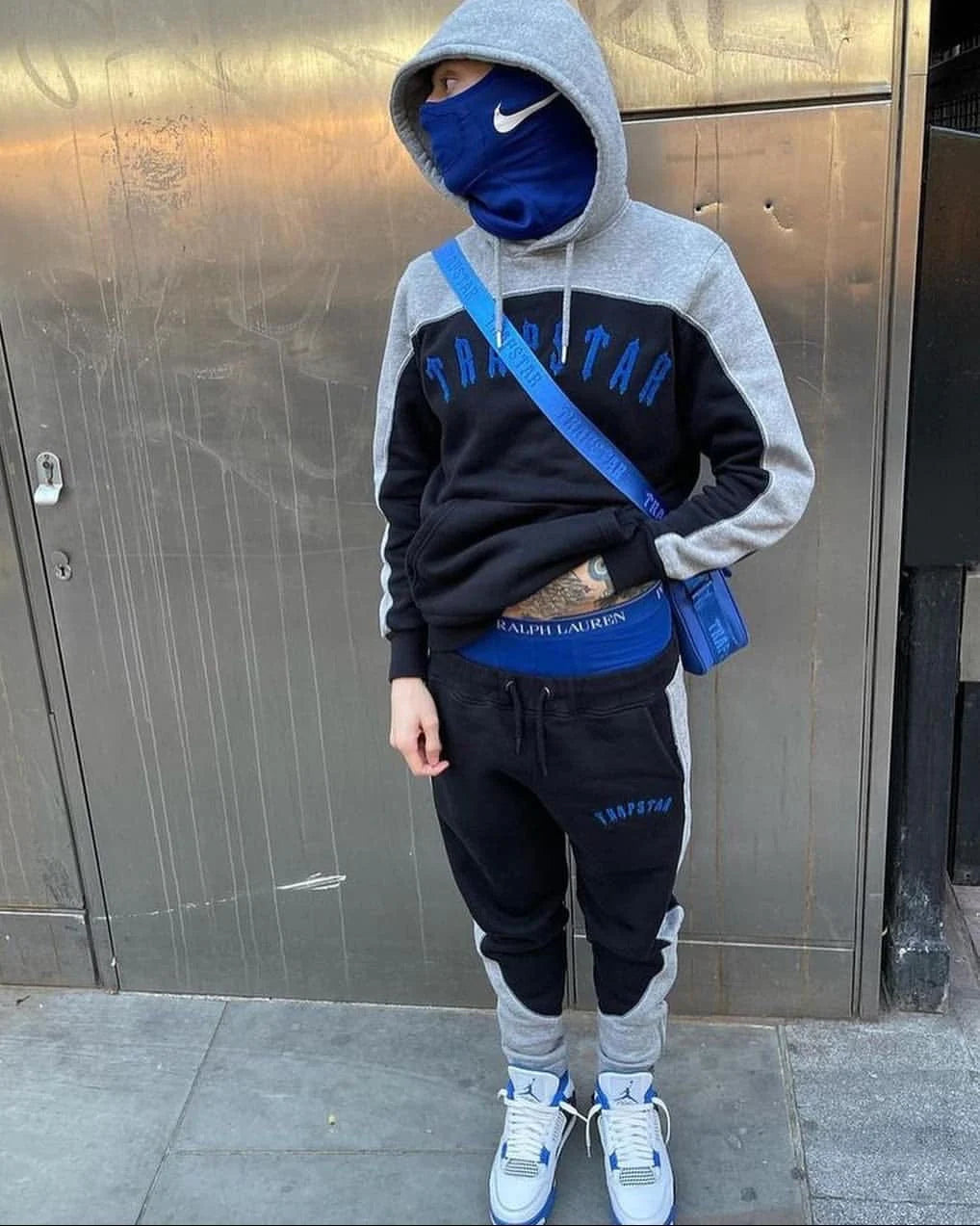 TS Irongate Decoded Tracksuit - Blue/Red