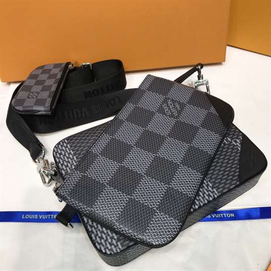 LV Trunk Sling Bag - Black
