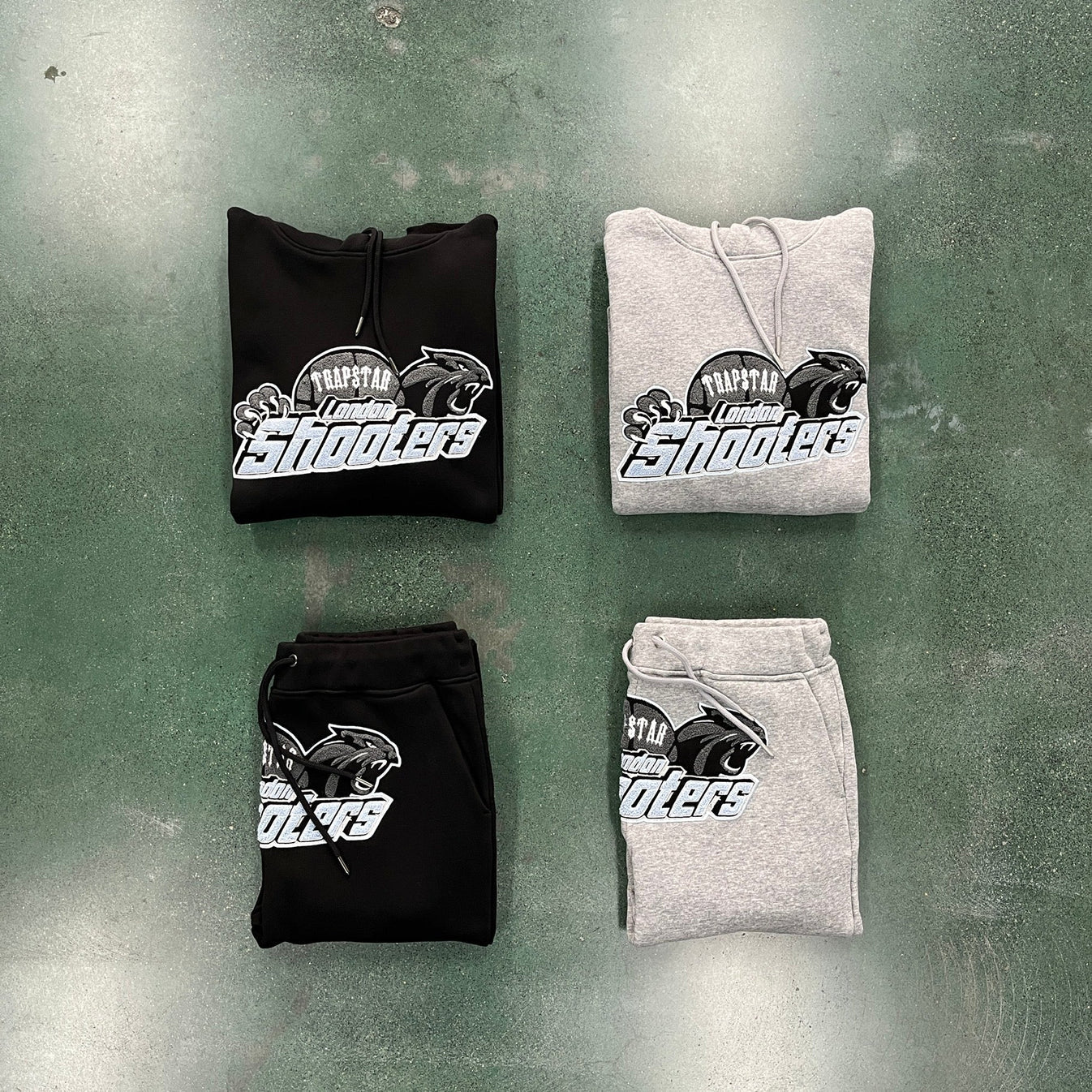TS Shooter Tracksuit - Black/Grey
