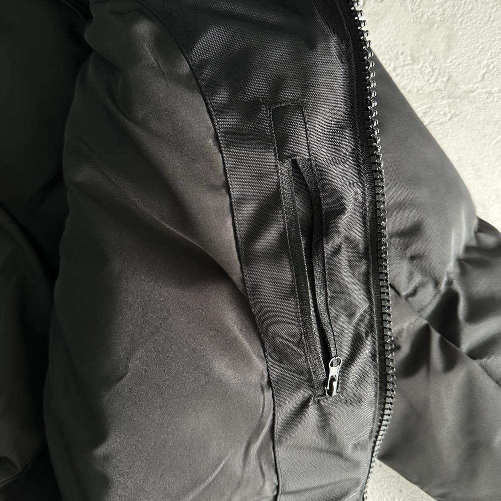 TS Decoded Puffer Jacket - Black/Black