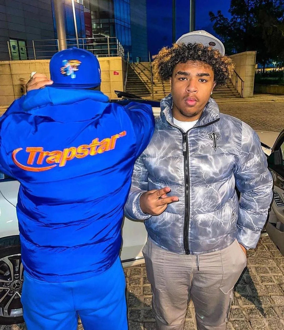 TS Hyperdrive Puffer Jacket - Orange Logo