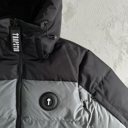 TS Decoded Puffer Jacket - Grey/Black