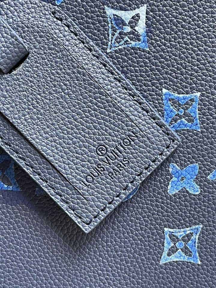 LV Sac Plat Zippe - Blue