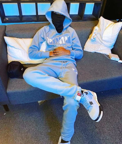 TS Chenille Decoded Tracksuit - Citadel/White