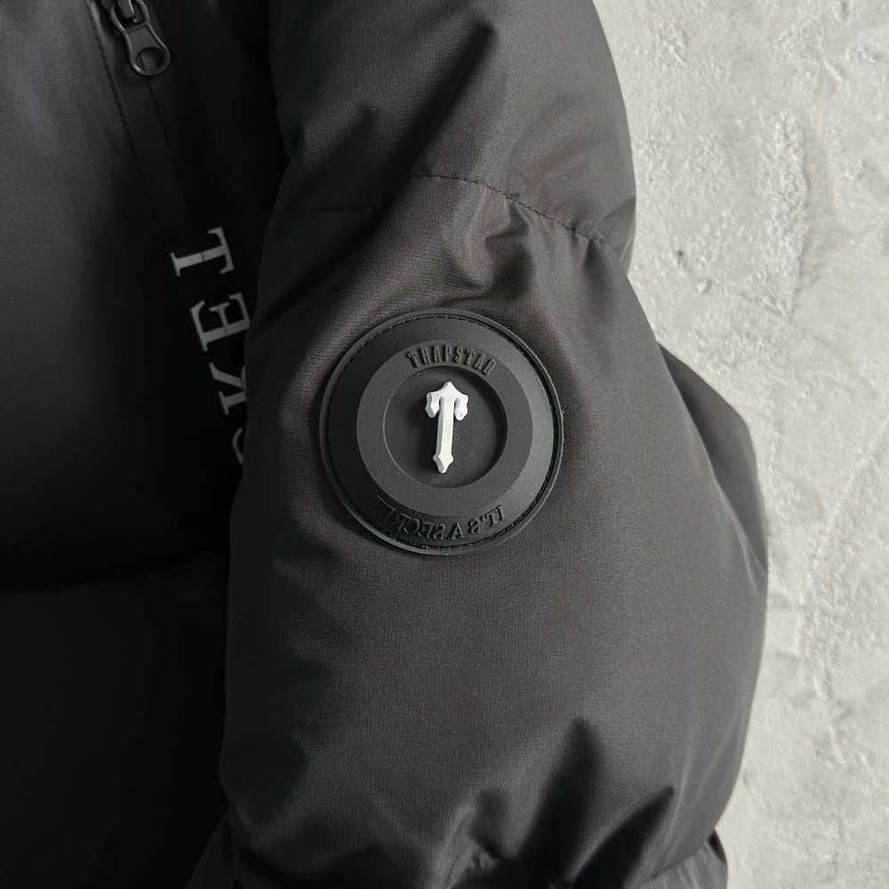 TS Irongate Collar Puffer Jacket - Black/White