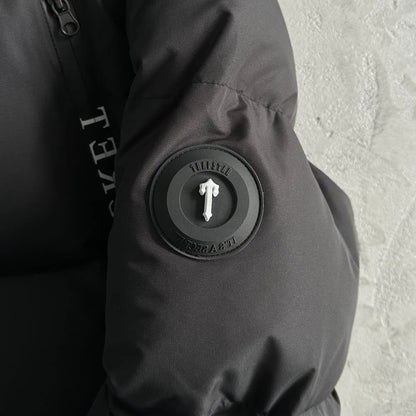 TS Irongate Collar Puffer Jacket - Black/White