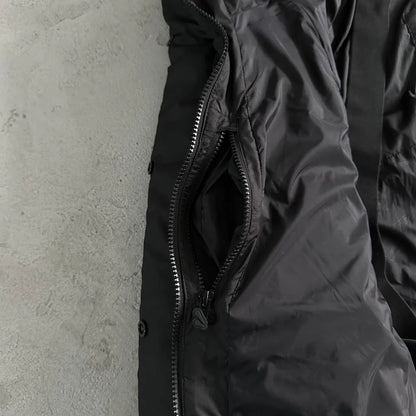Syn Puffer Coat - Black/Black