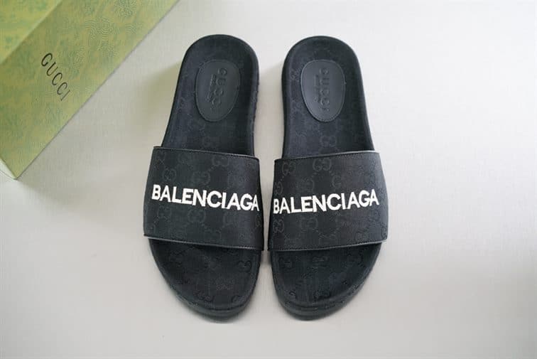 Gucci x Balenciaga Slides - Black