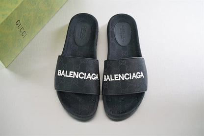 Gucci x Balenciaga Slides - Black