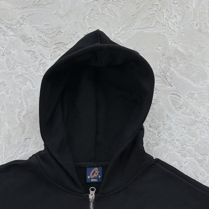 Crtez Hybrid Jacquard Knit Alcatraz Hoodie - Black