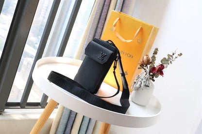 LV Phone Pouch - Black