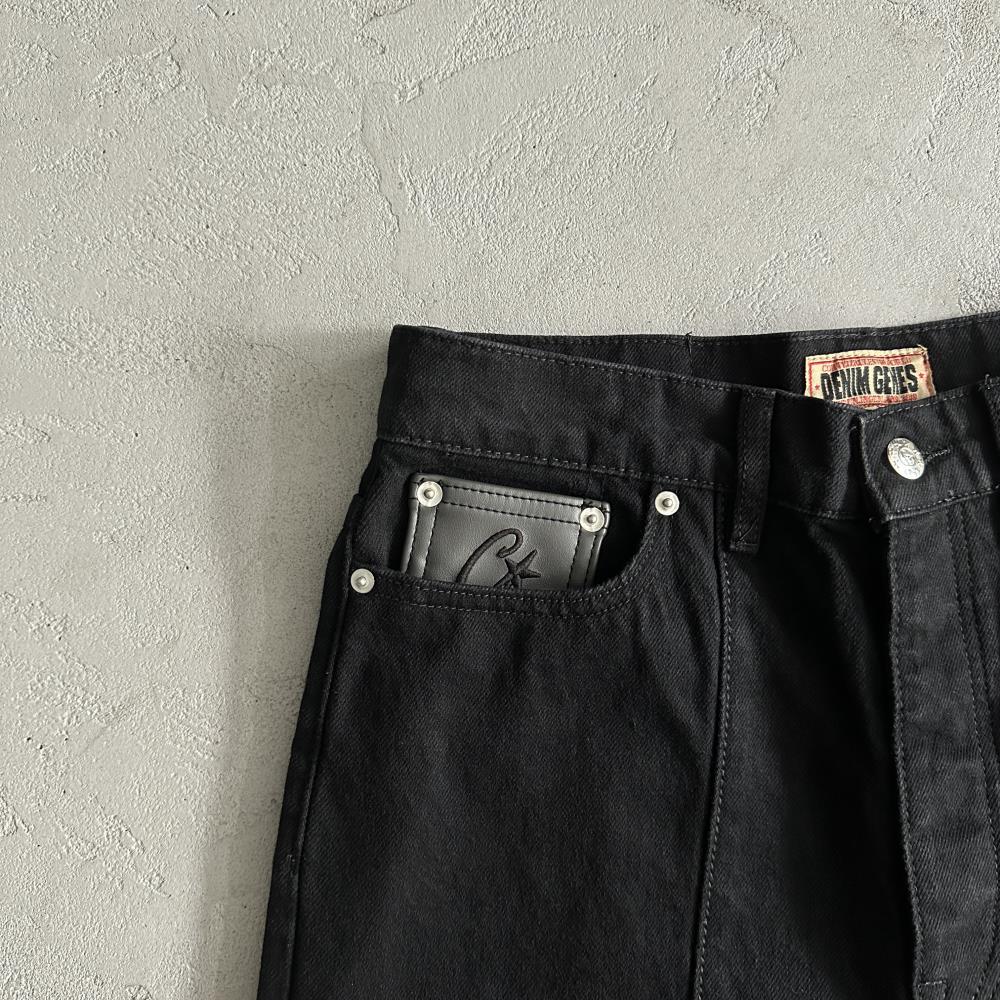 Crtez Denim Jeans - Triple Black