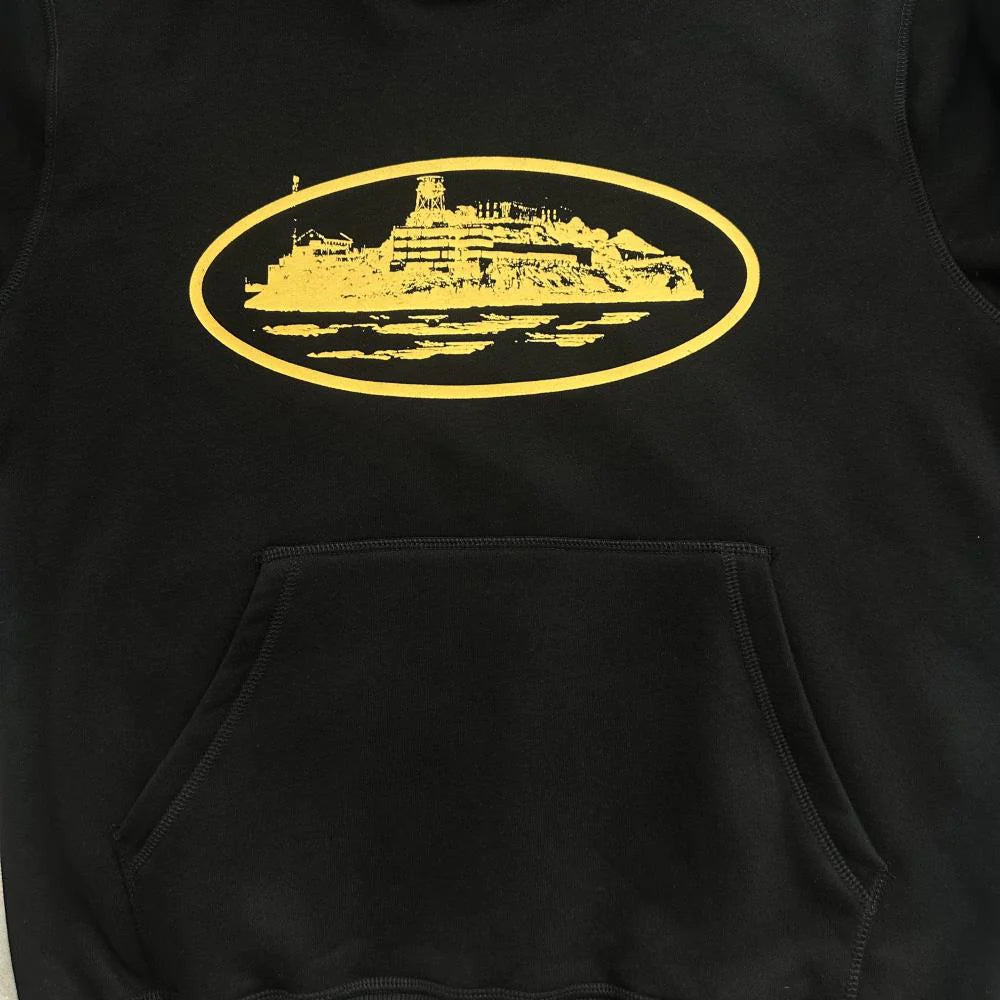 Crtez Alcatraz Hoodie - Black/Yellow