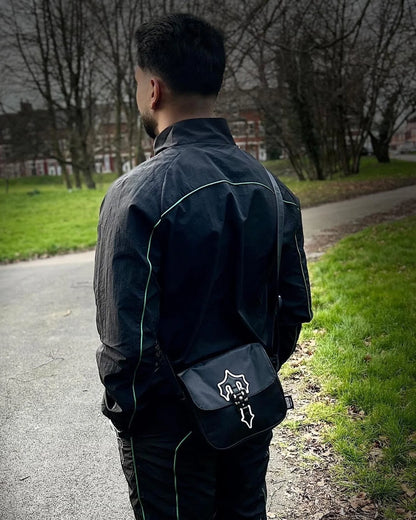 TS Irongate T Shellsuit - Black/Green