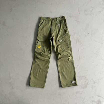 Crtez Slant Pocket Pants - Military Green