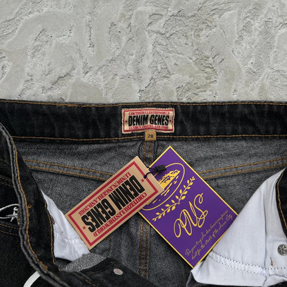 Crtez Island Denim Shorts - Black