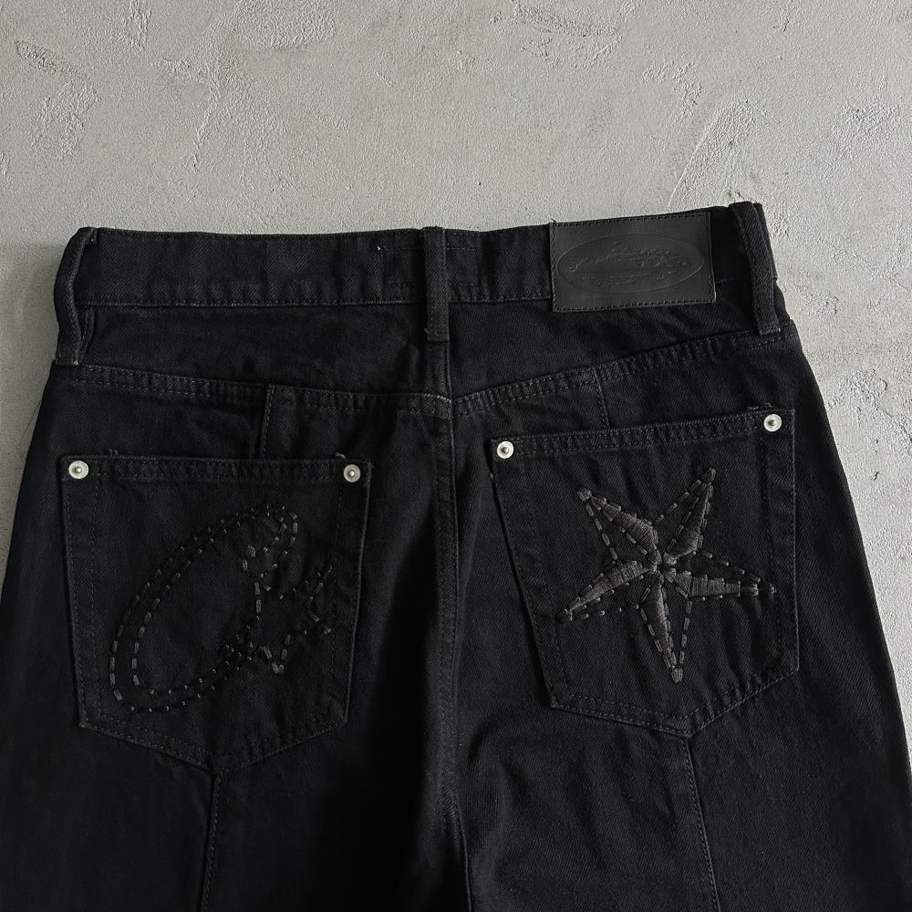 Crtez Denim Jeans - Triple Black