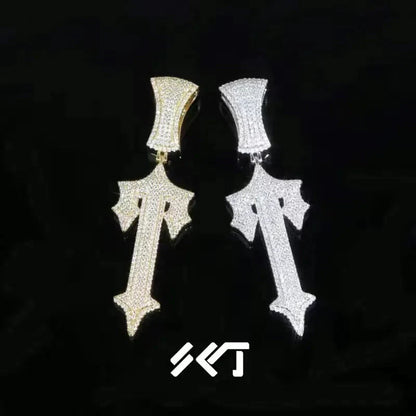 TS Iced Out Necklaces - Silver/Gold