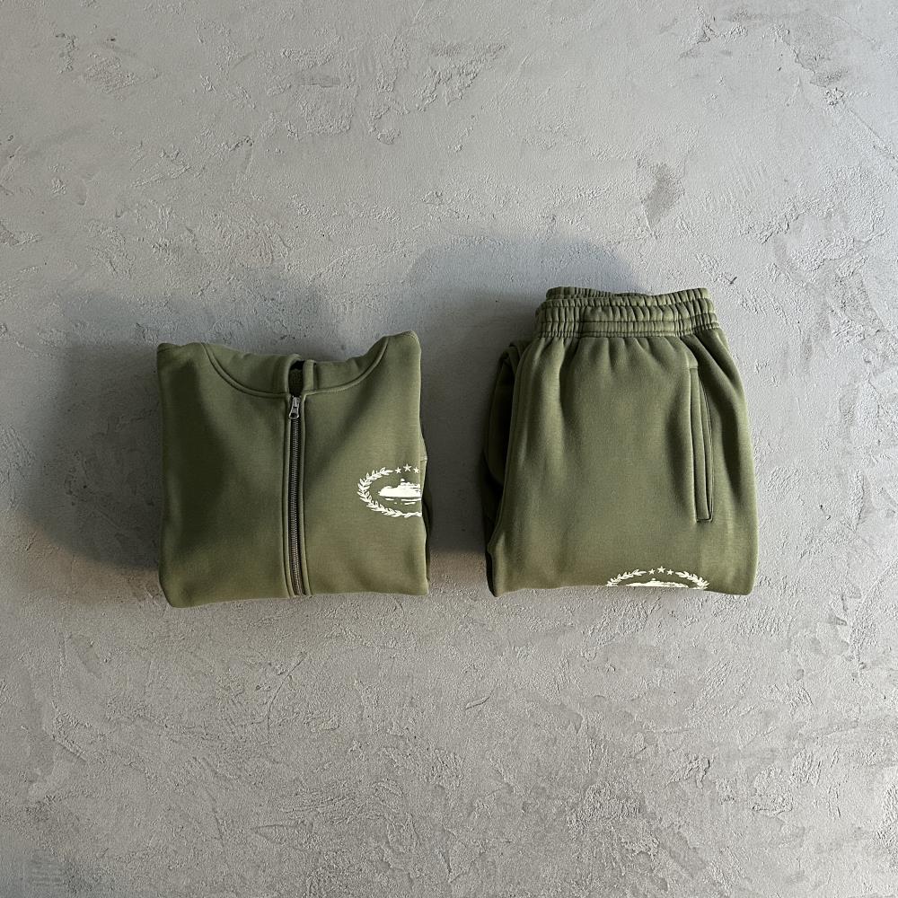 Crtez Superior Royale Zip Set - Army Green