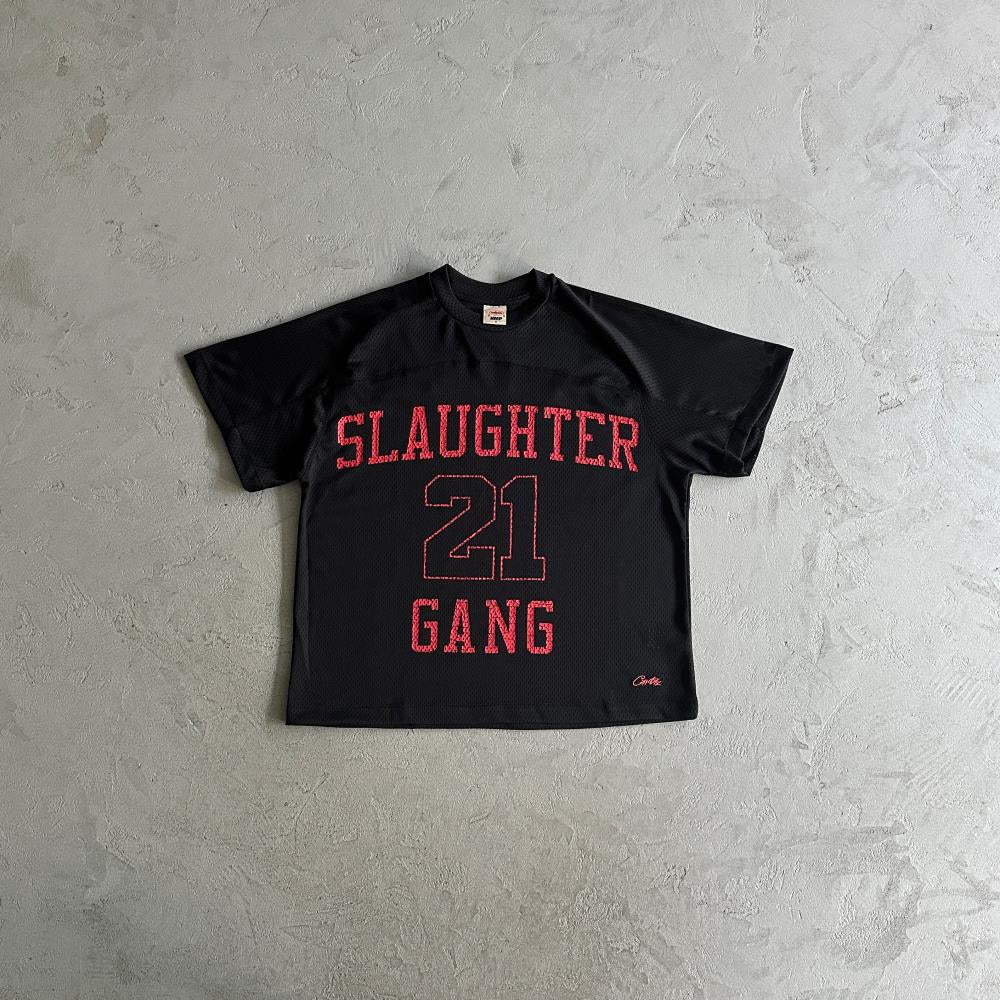 Crtez Slaughter Gang T-Shirt & Shorts - Black