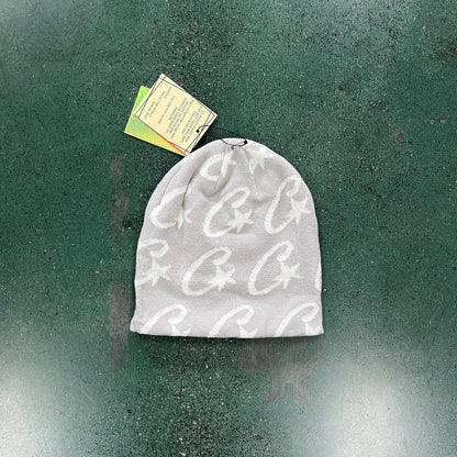 Crtez C-Starz Monogram Beanie - Grey
