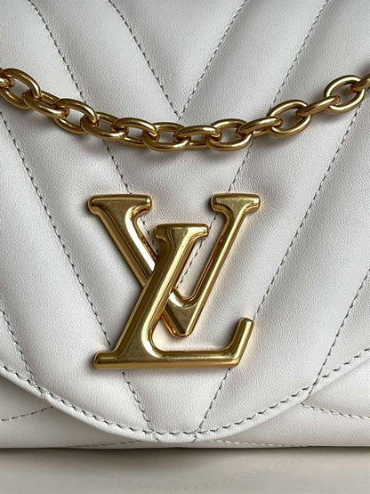LV New Wave Chain Bag - White