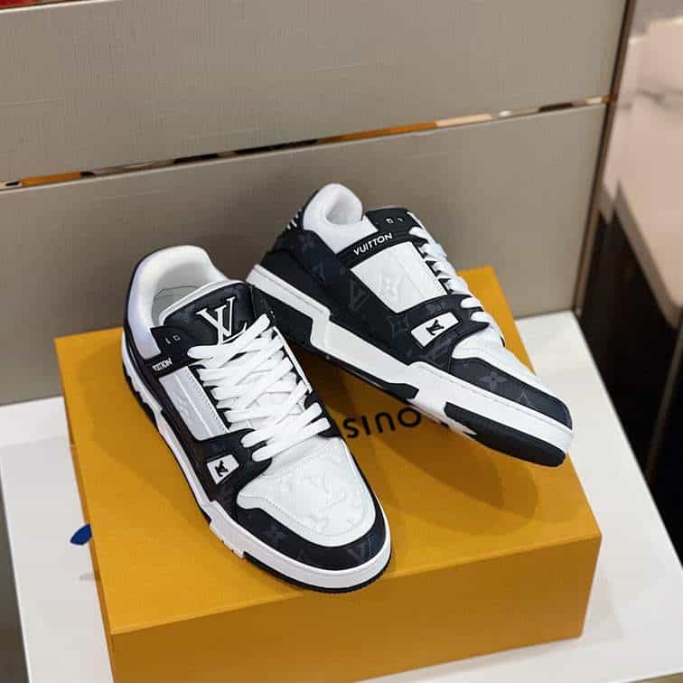 LV Trainer Sneakers - White/Black