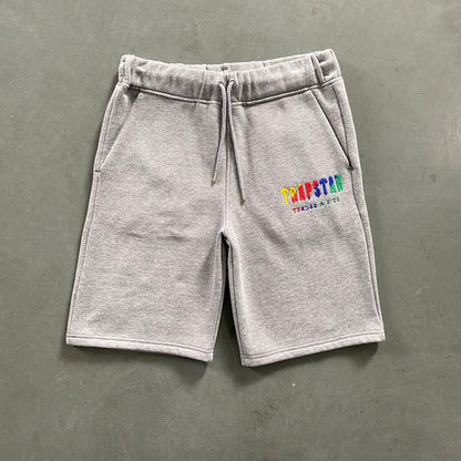 TS Chenille Decoded Short Set - Grey/Black